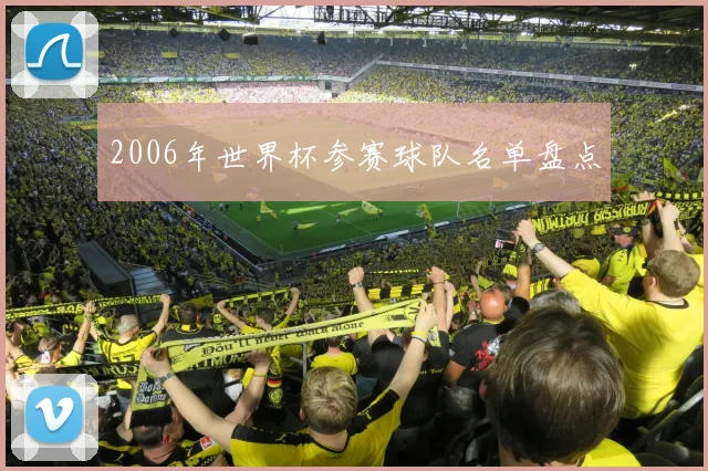 2006年世界杯参赛球队名单盘点